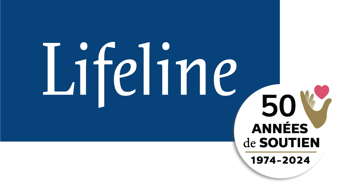 Lifeline Logo - 50 ANNÉES de SOUTIEN 1974-2024