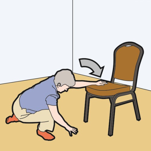 Getting up from a fall - Step 6