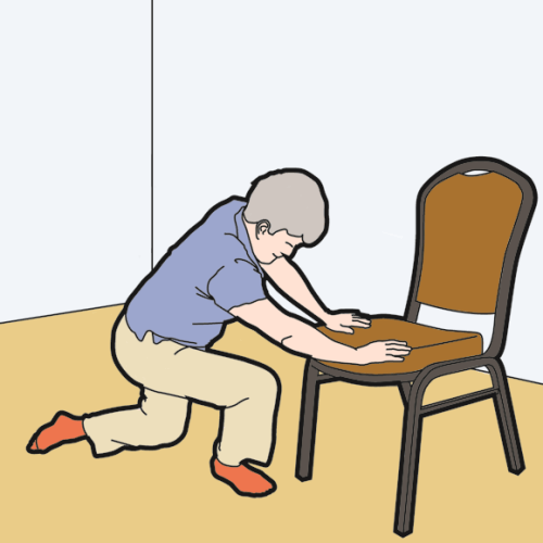 Getting up from a fall - Step 7