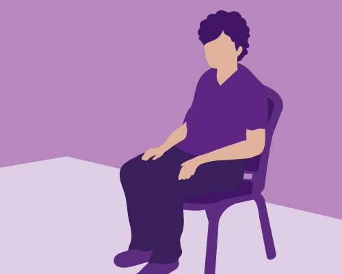 Sit for a few minutes before you try to do anything else.