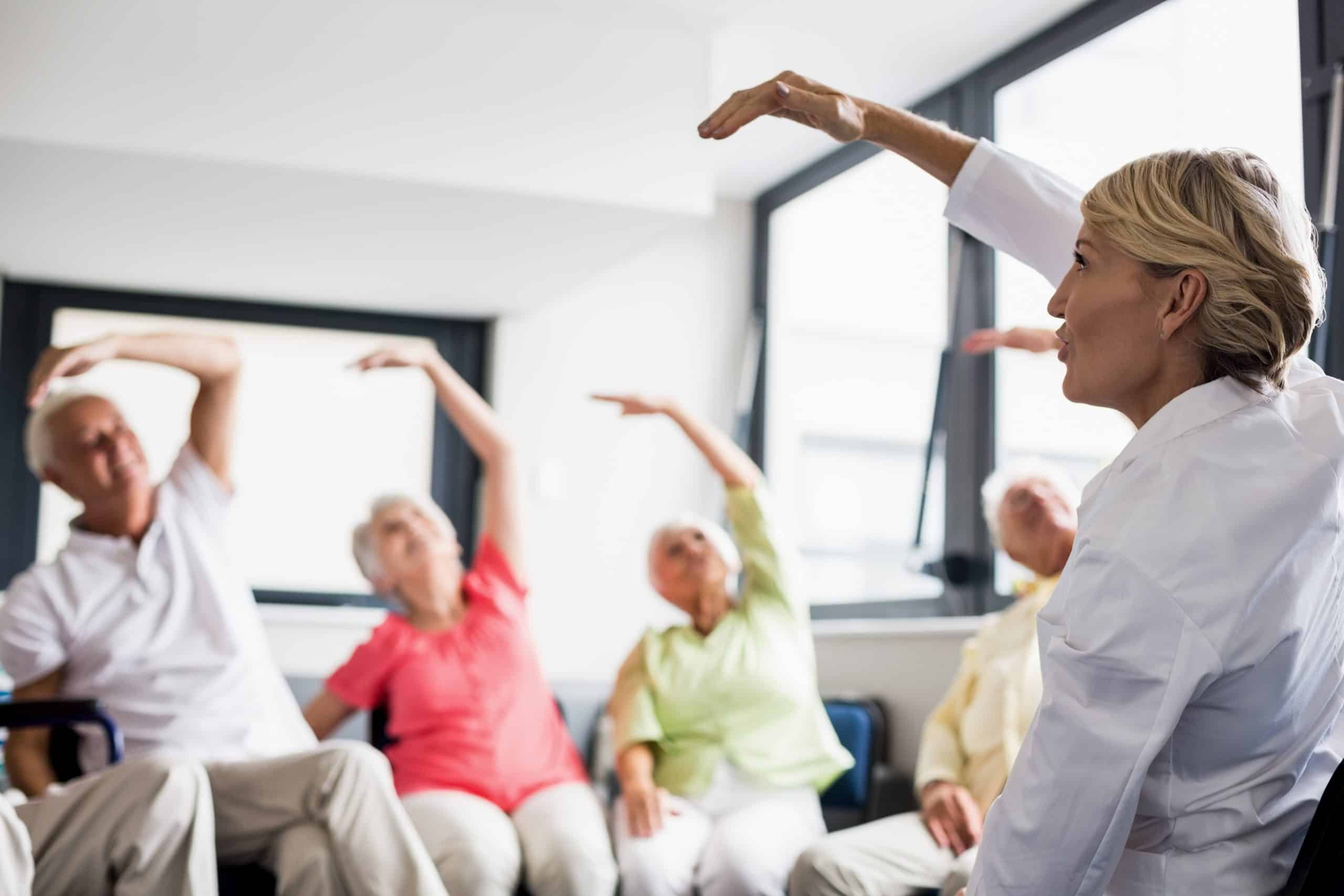 Seated Arm Home Exercises for Seniors 