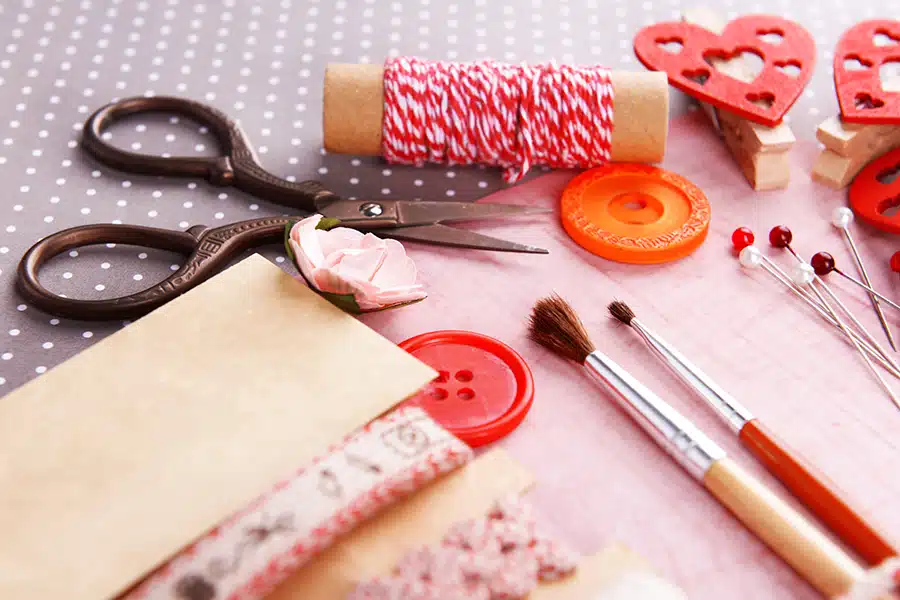 Craft supplies for scrapbooking