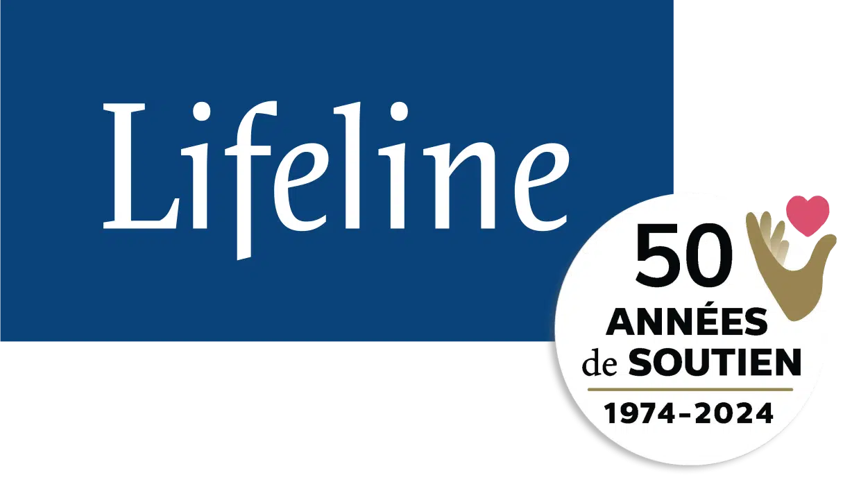 Lifeline Logo - 50 ANNÉES de SOUTIEN 1974-2024