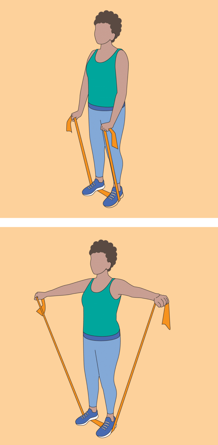 14 Dumbbell & Resistance Band Exercises For Seniors Lifeline Canada