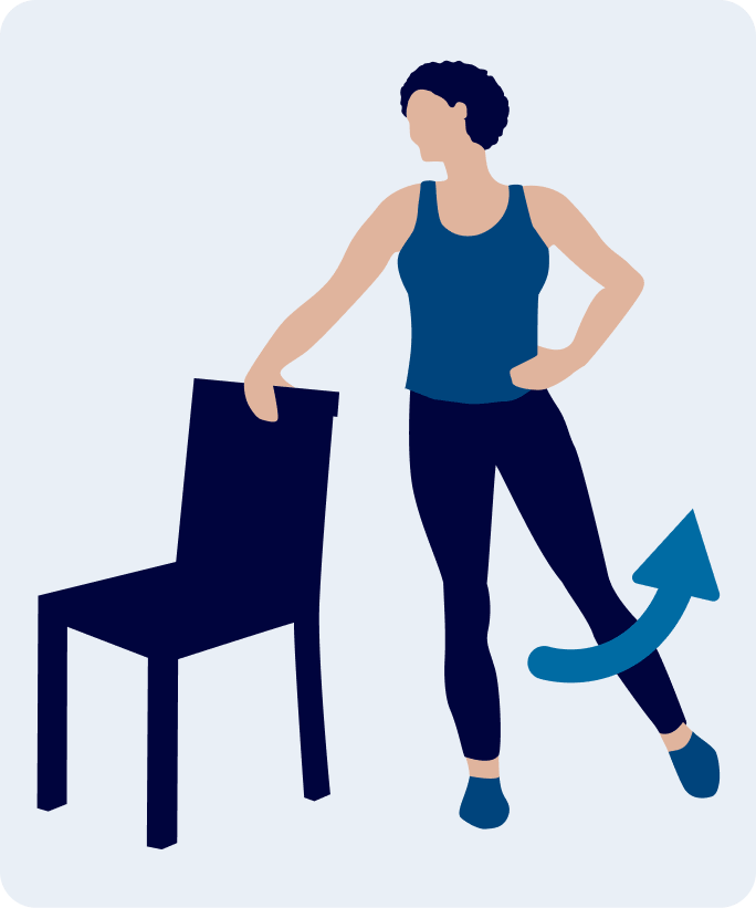 Balance with support visual