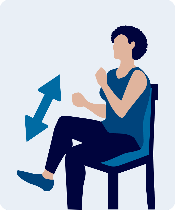 Seated marching visual