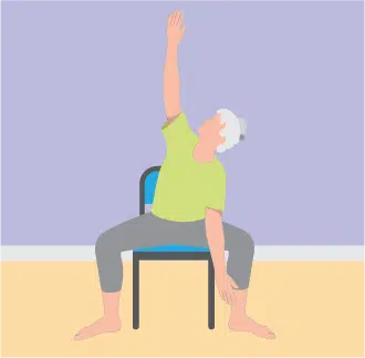 Chair yoga sequence for seniors