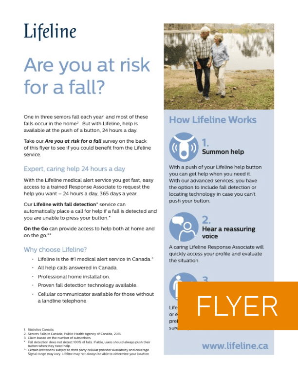 Fall Risk Flyer