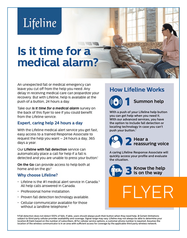 Is it time for a medical alarm flyer