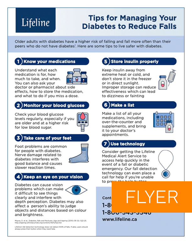 Tips for Managing Your Diabetes to Reduce Falls